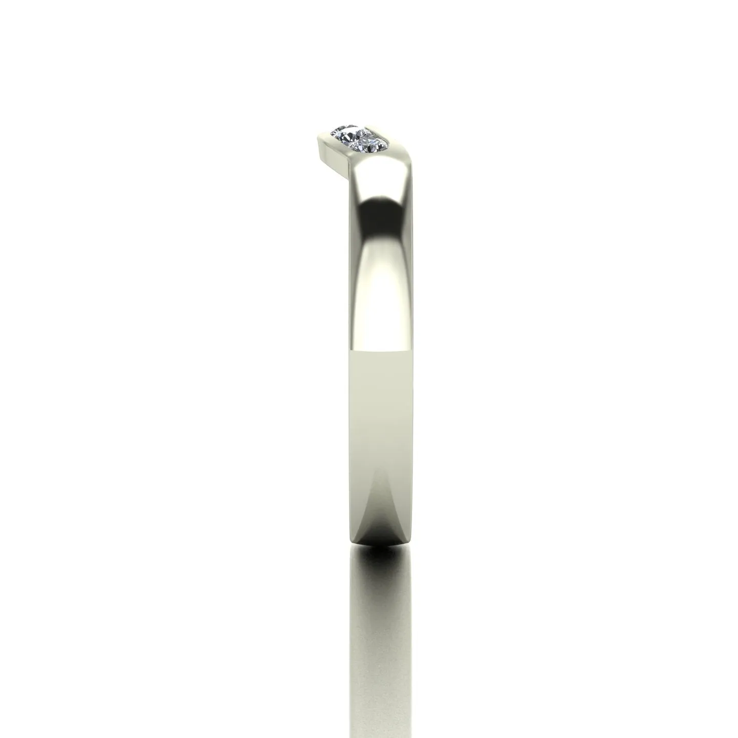 0.15ct (5x 1.9mm) Round Moissanite Set Eternity Ring
