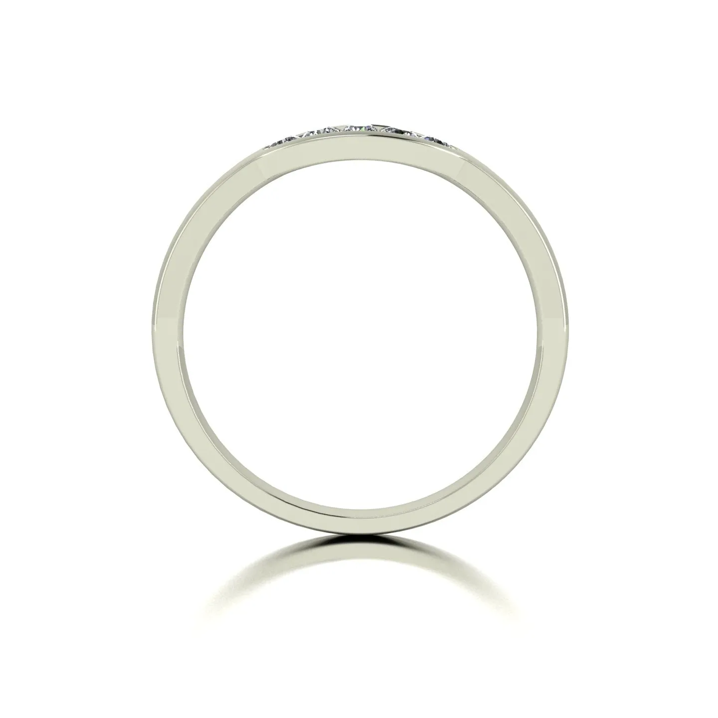 0.15ct (5x 1.9mm) Round Moissanite Set Eternity Ring