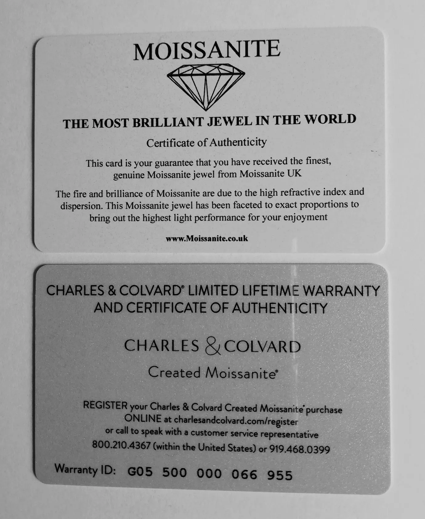 0.15ct (5x 1.9mm) Round Moissanite Set Eternity Ring