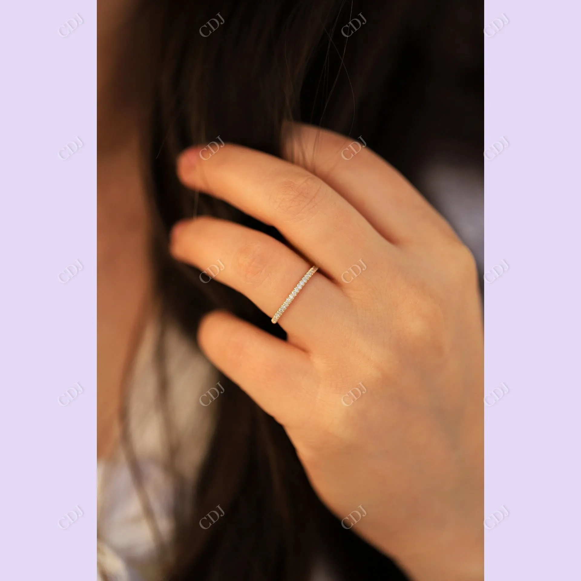 0.20CTW Lab Grown Diamond Wedding Band