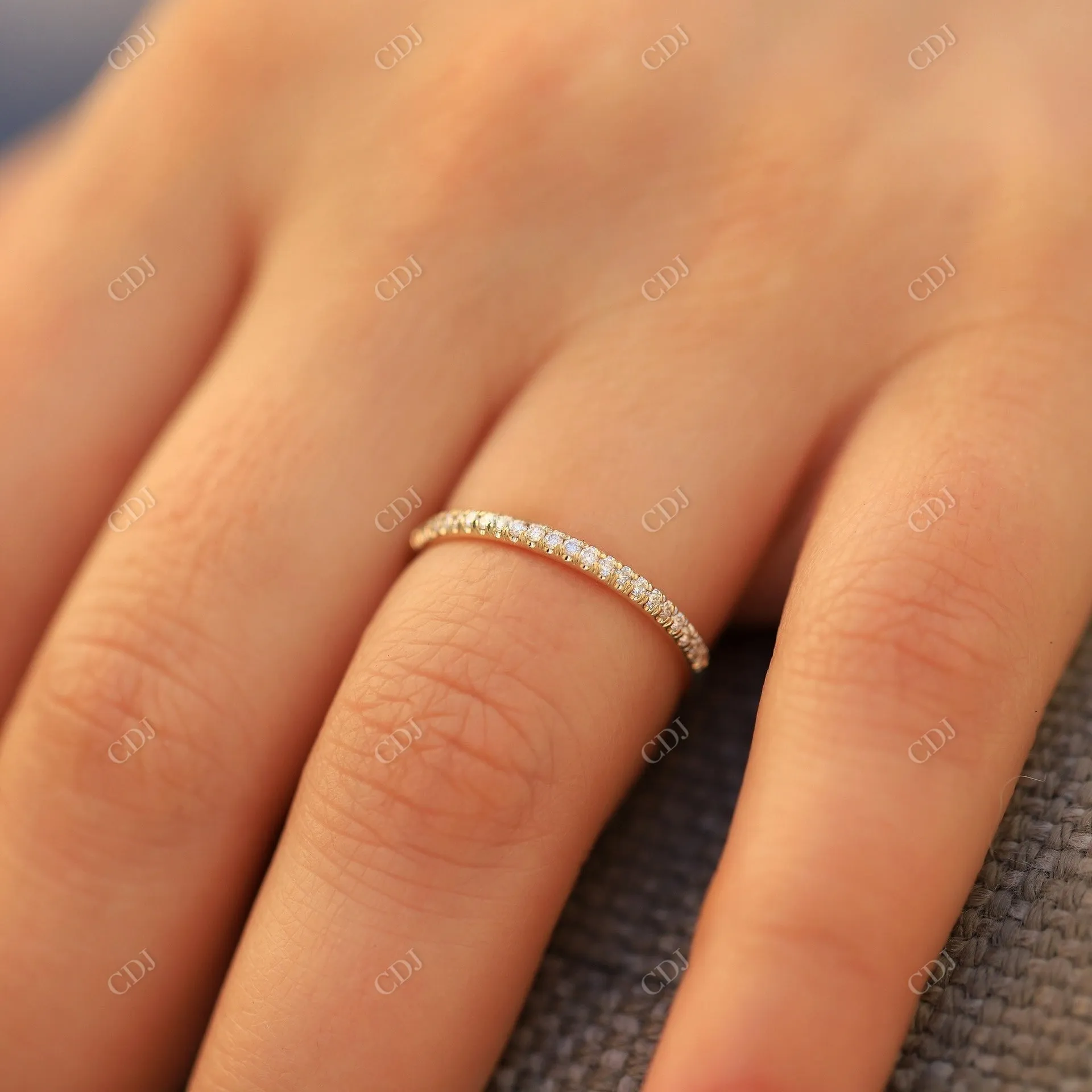 0.20CTW Lab Grown Diamond Wedding Band