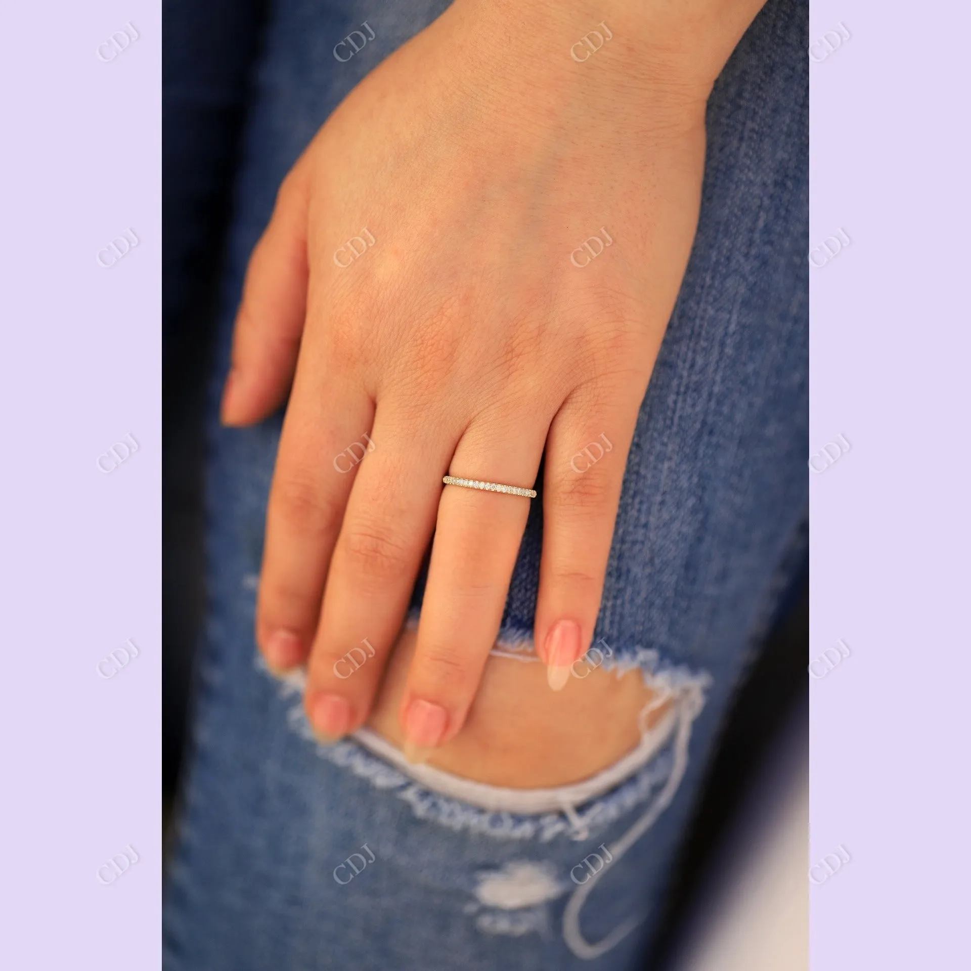 0.20CTW Lab Grown Diamond Wedding Band