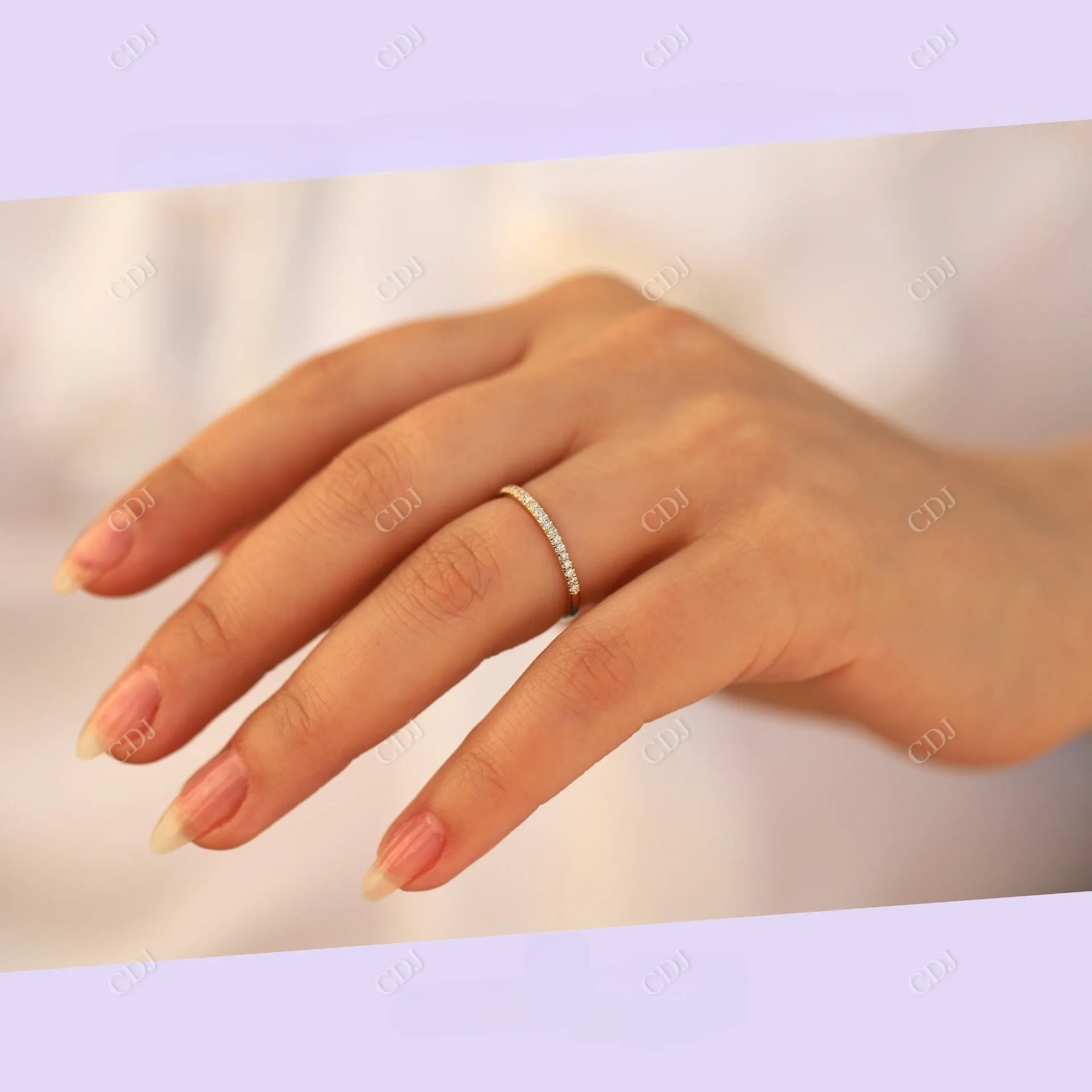 0.20CTW Lab Grown Diamond Wedding Band