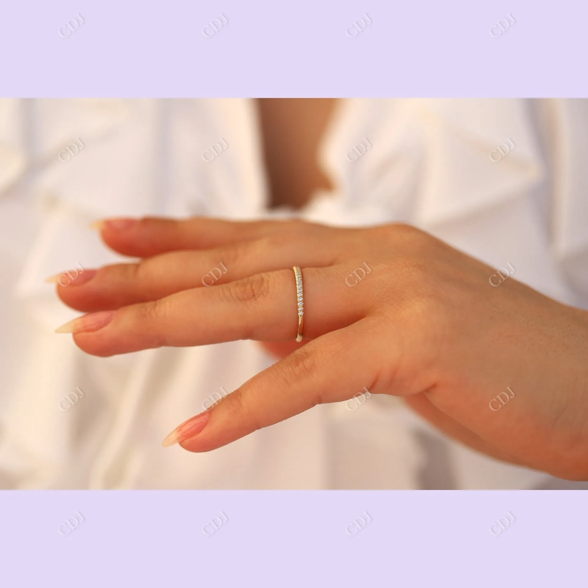 0.20CTW Lab Grown Diamond Wedding Band