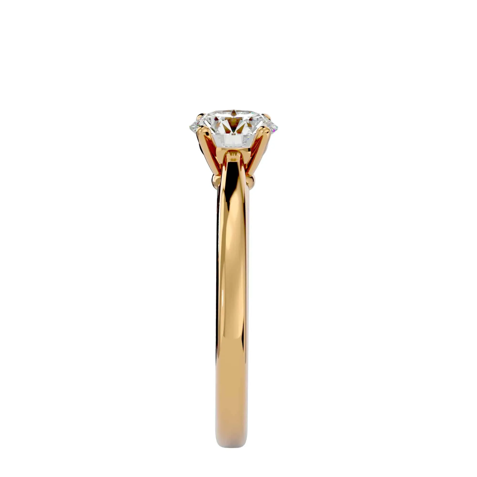 1.10ct Solitaire Low Set Engagement Ring