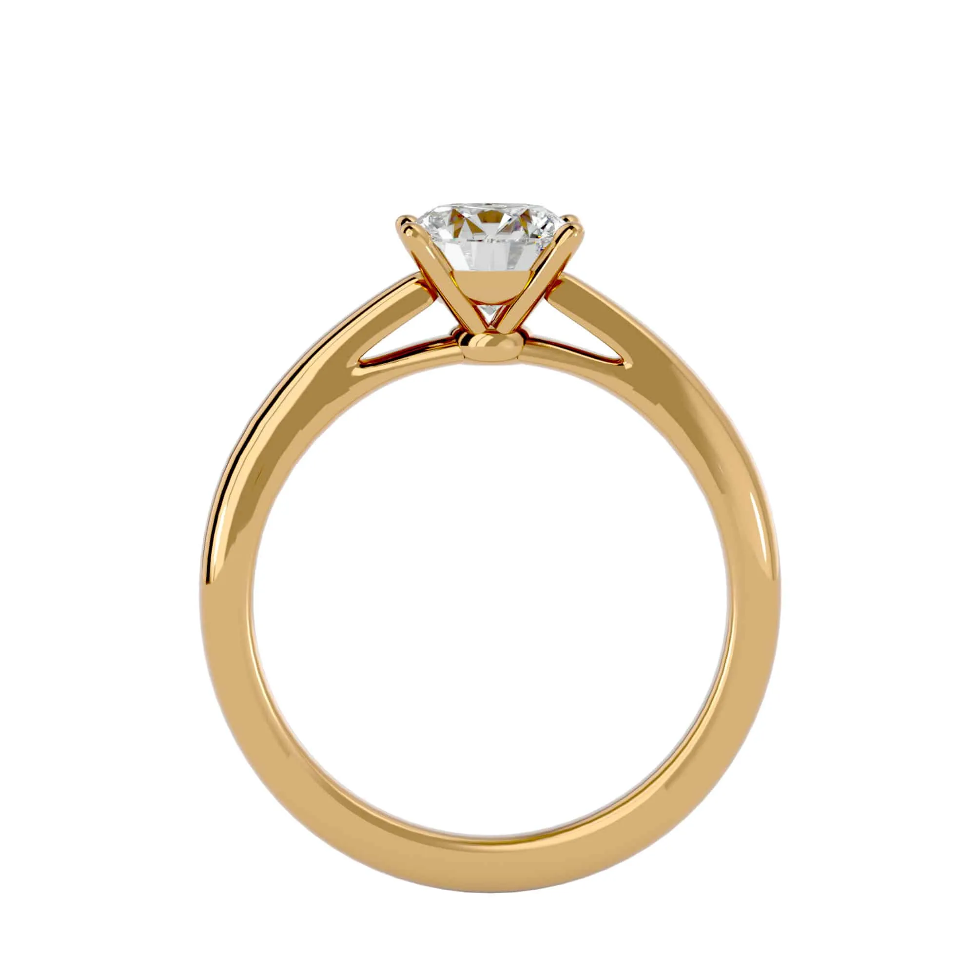 1.10ct Solitaire Low Set Engagement Ring