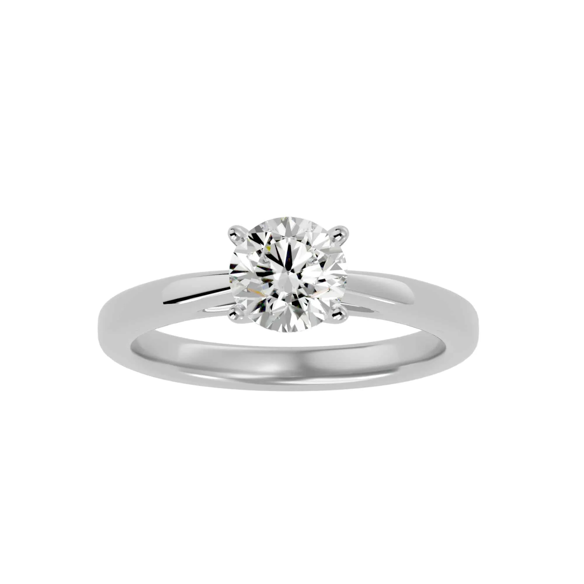 1.10ct Solitaire Low Set Engagement Ring