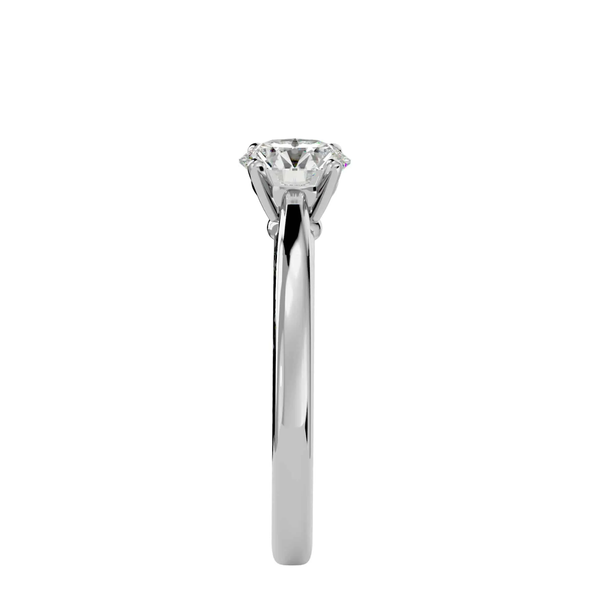 1.10ct Solitaire Low Set Engagement Ring