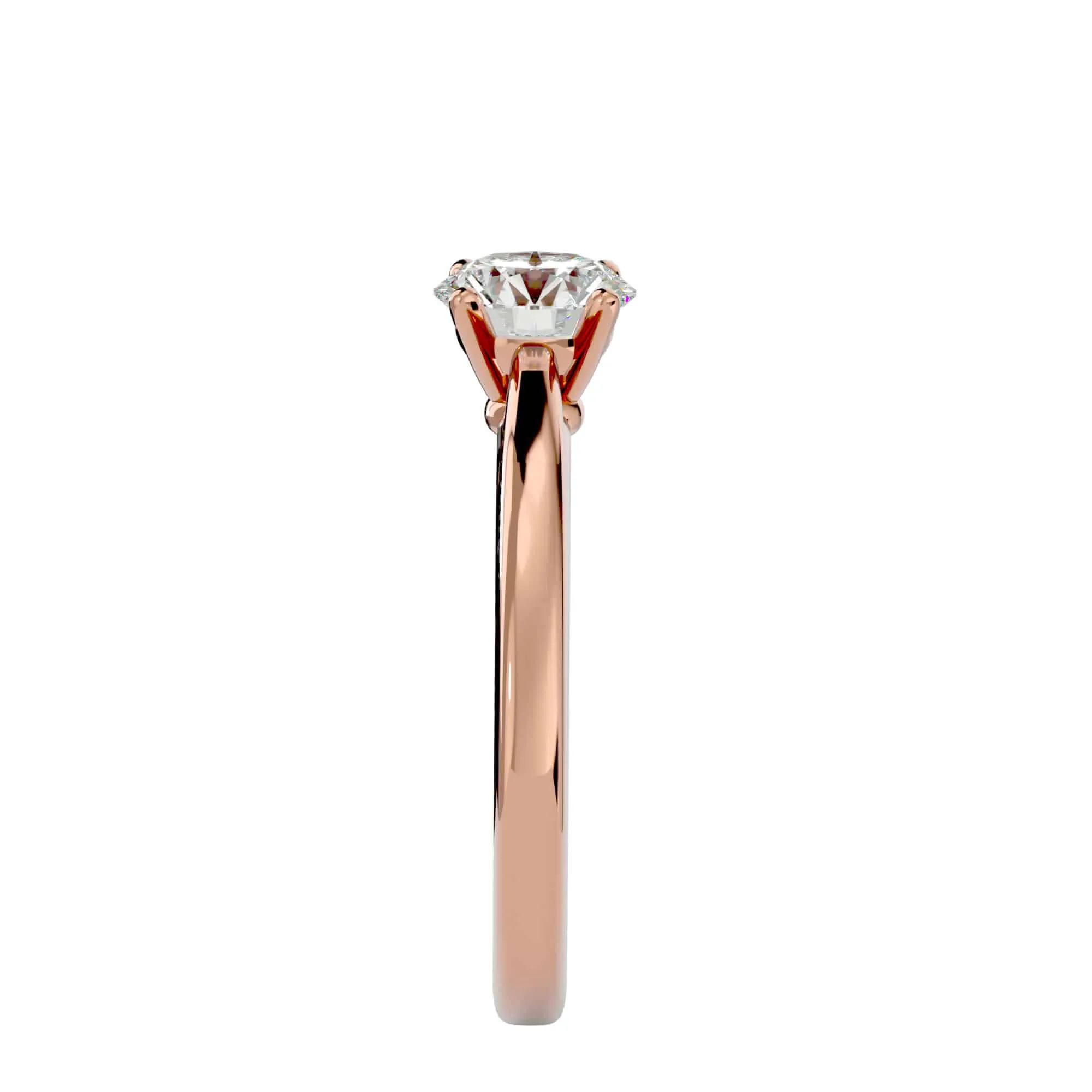1.10ct Solitaire Low Set Engagement Ring