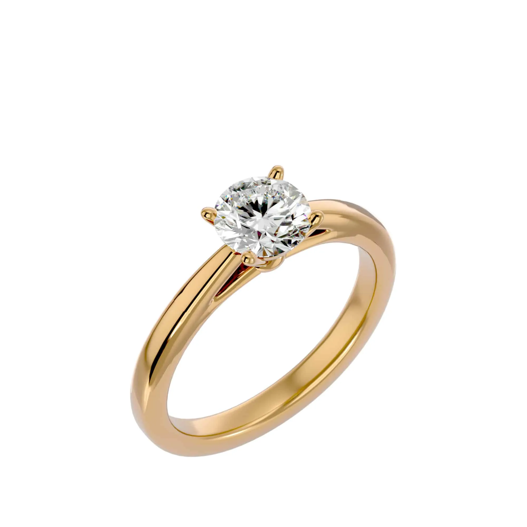 1.10ct Solitaire Low Set Engagement Ring