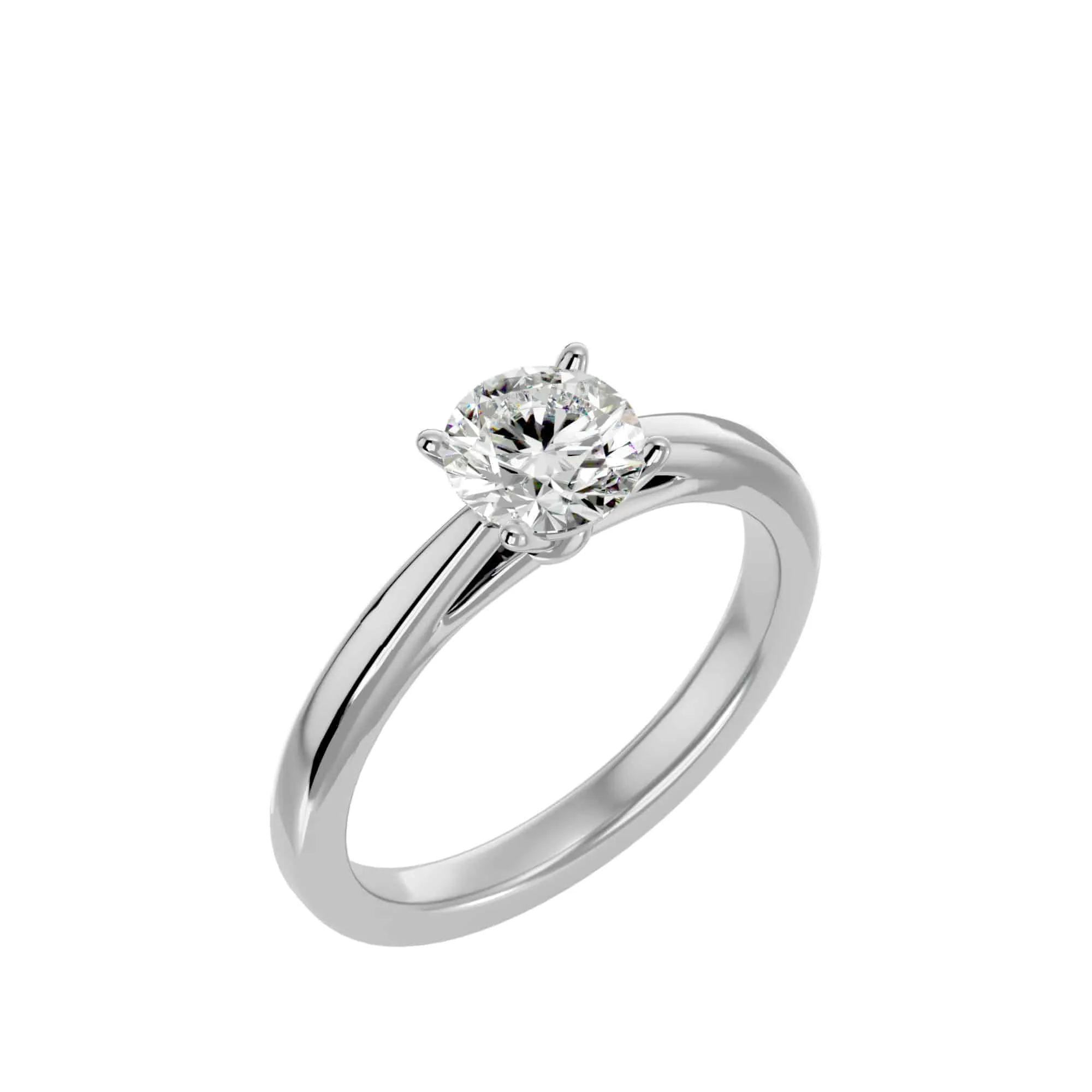 1.10ct Solitaire Low Set Engagement Ring