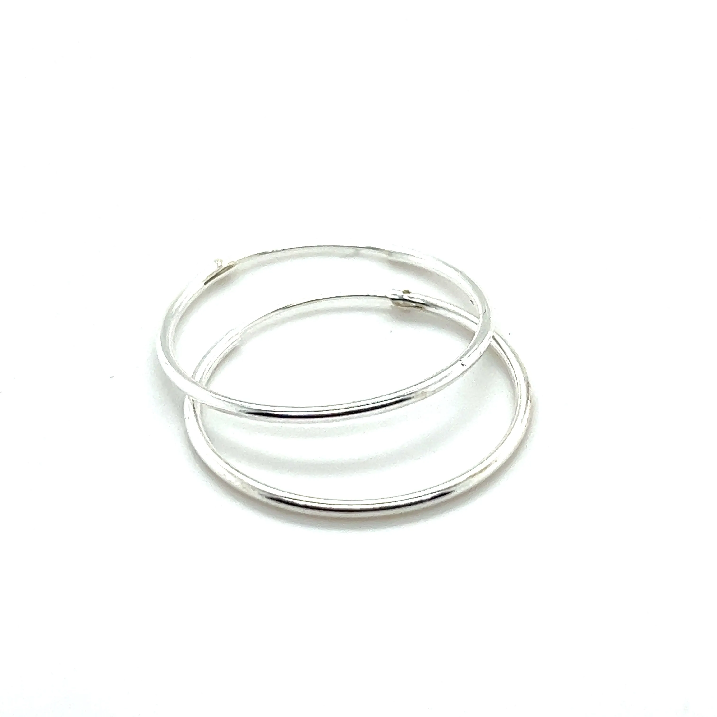 1.2mm Infinity Hoops
