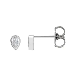 14K Gold 1/5ct Lab-Grown Diamond Stud Earrings Clarity SI, Color G-H