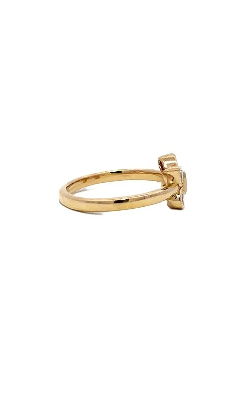 14K YELLOW GOLD DIAMOND RING G14664