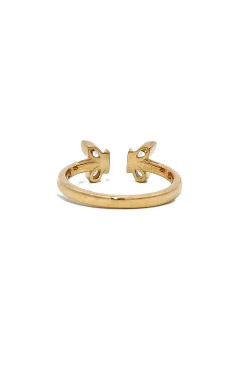 14K YELLOW GOLD DIAMOND RING G14664