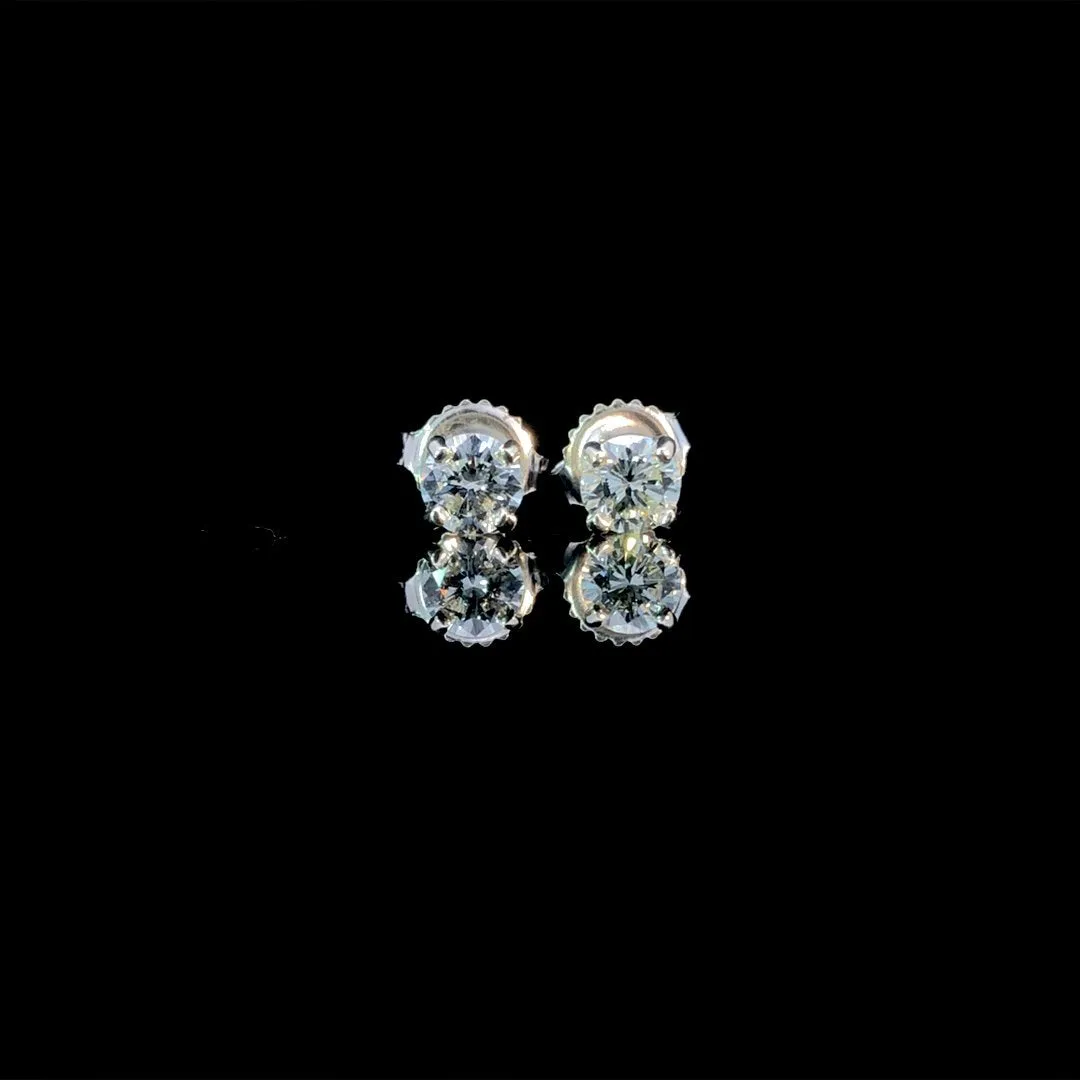 164471 - .82 ctw diamond studs