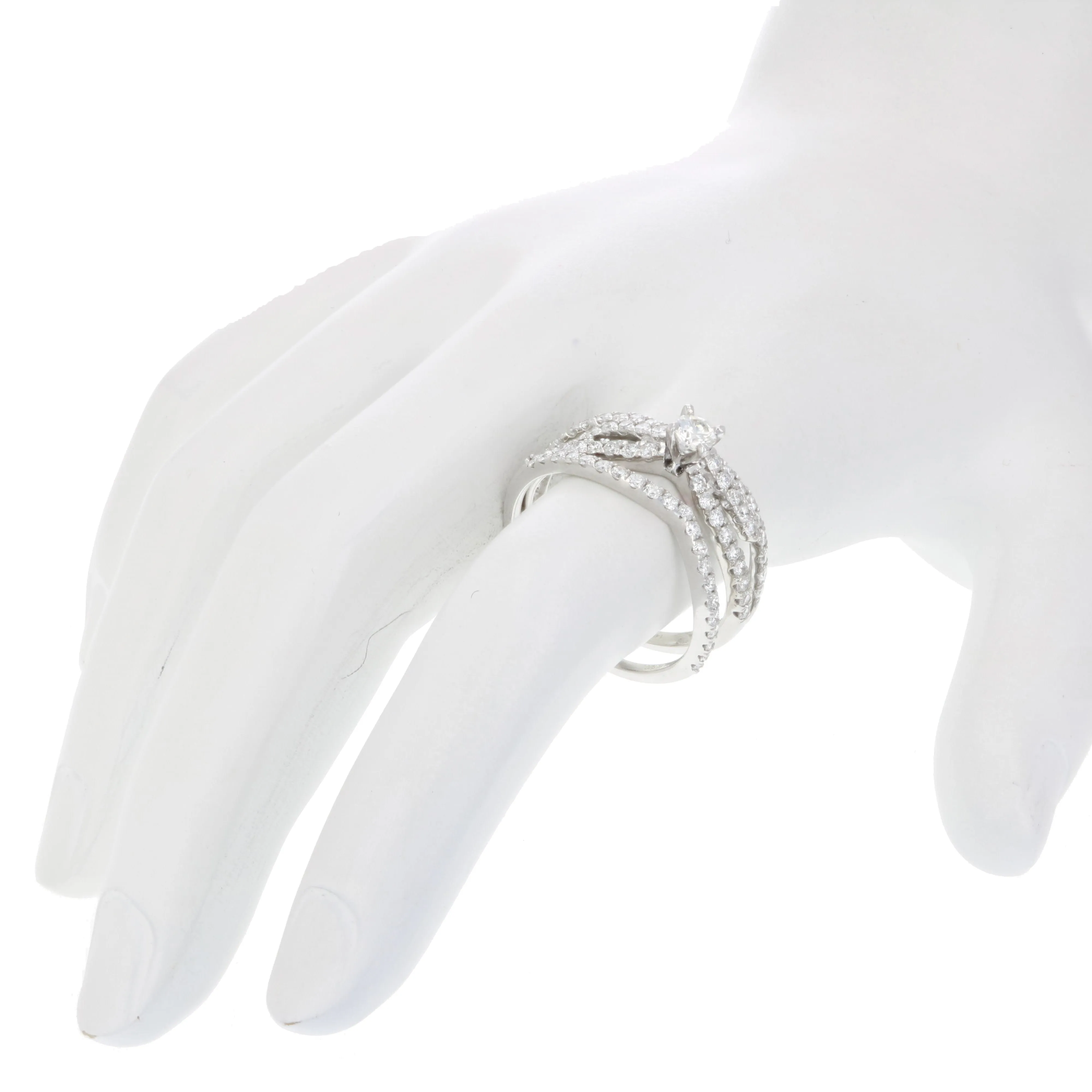 7/8 cttw Solitaire Diamond Bridal Set in Gold