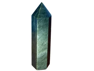 85G Golden Obsidian Crystal Tower