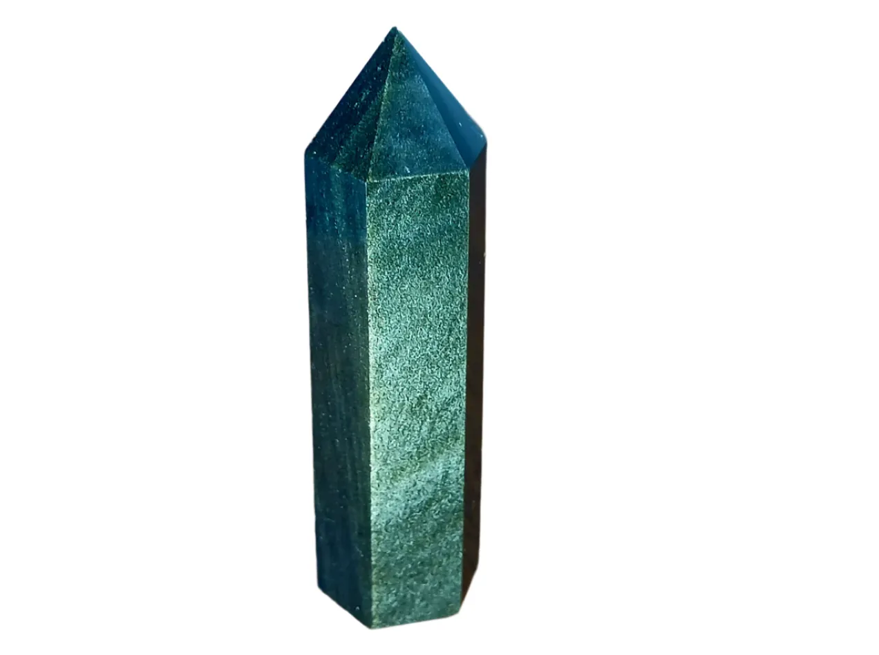 85G Golden Obsidian Crystal Tower