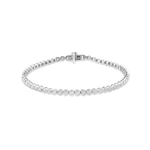 9K White Gold Tdw. 1.40ct Diamond Bracelet - B-3889A-140-W