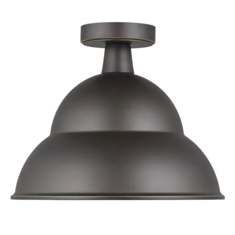 Abner 1-Light Outdoor Flush Mount