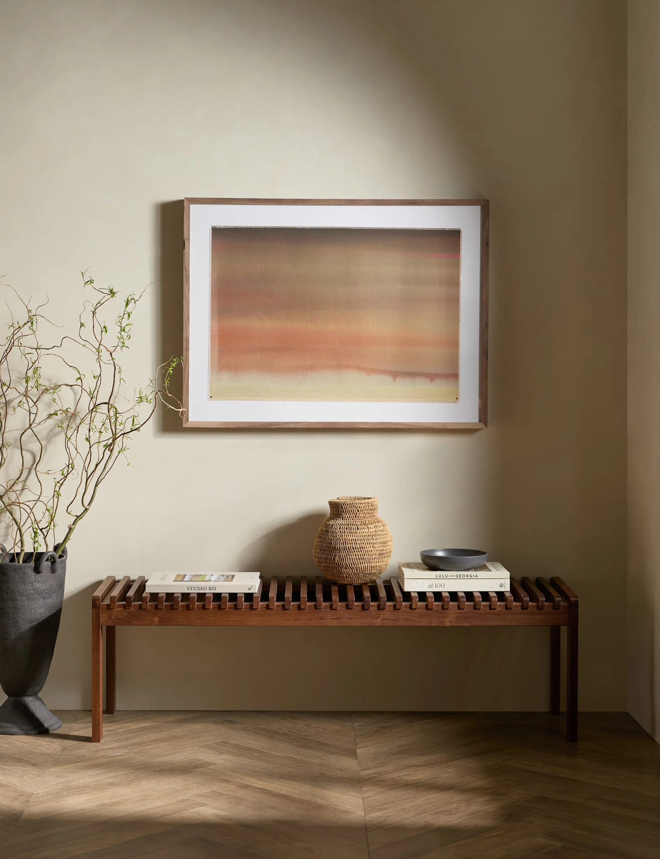 Abstract Ombre 04 Wall Art by Roseanne Kenny