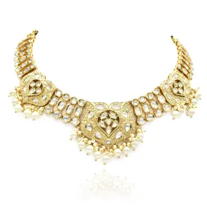 Aminah Kundan Haar Set