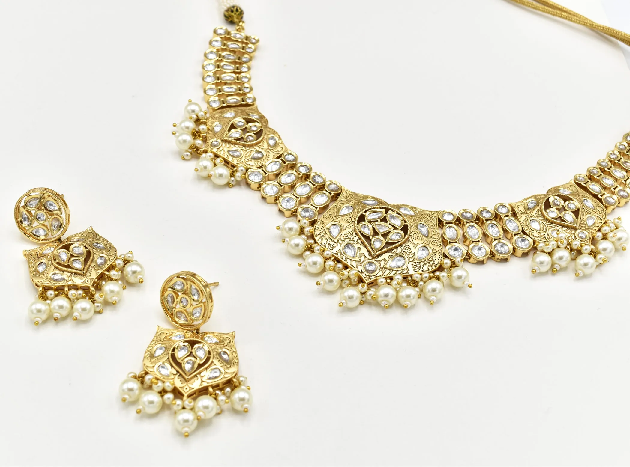 Aminah Kundan Haar Set