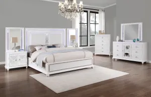 Anastasia 9 Piece King Wall Storage Bedroom with Door Nightstand