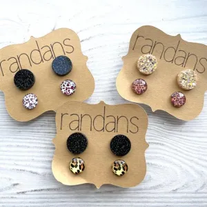 Animal print Studs