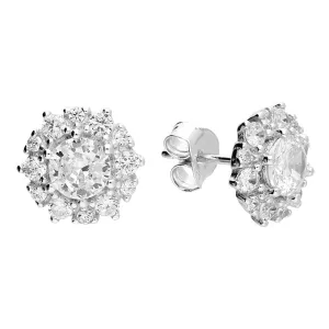Antique Flower Stud Earrings