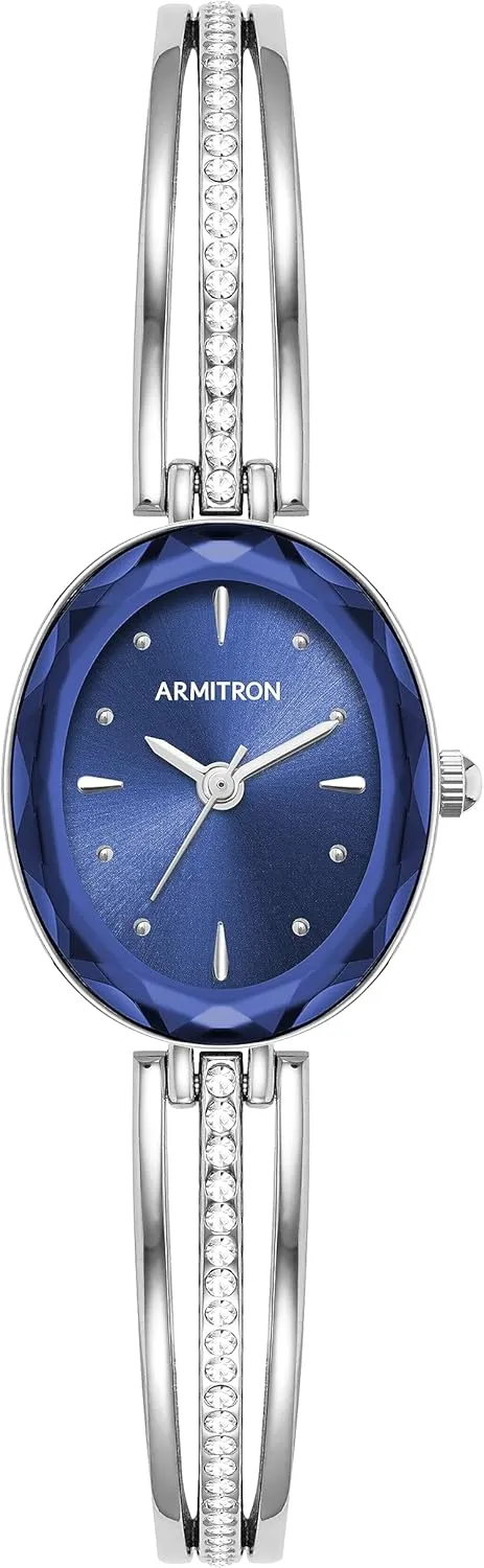 Armitron Women's Crystal Accented Bangle Watch, 75/5903