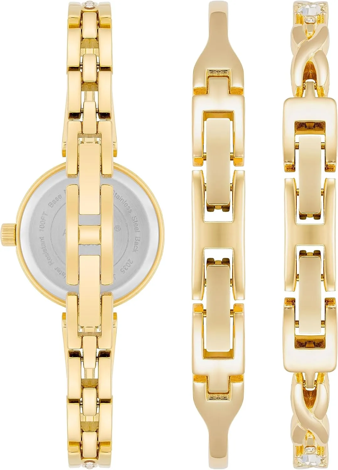 Armitron Women's Crystal Accented Watch and Bracelet Set