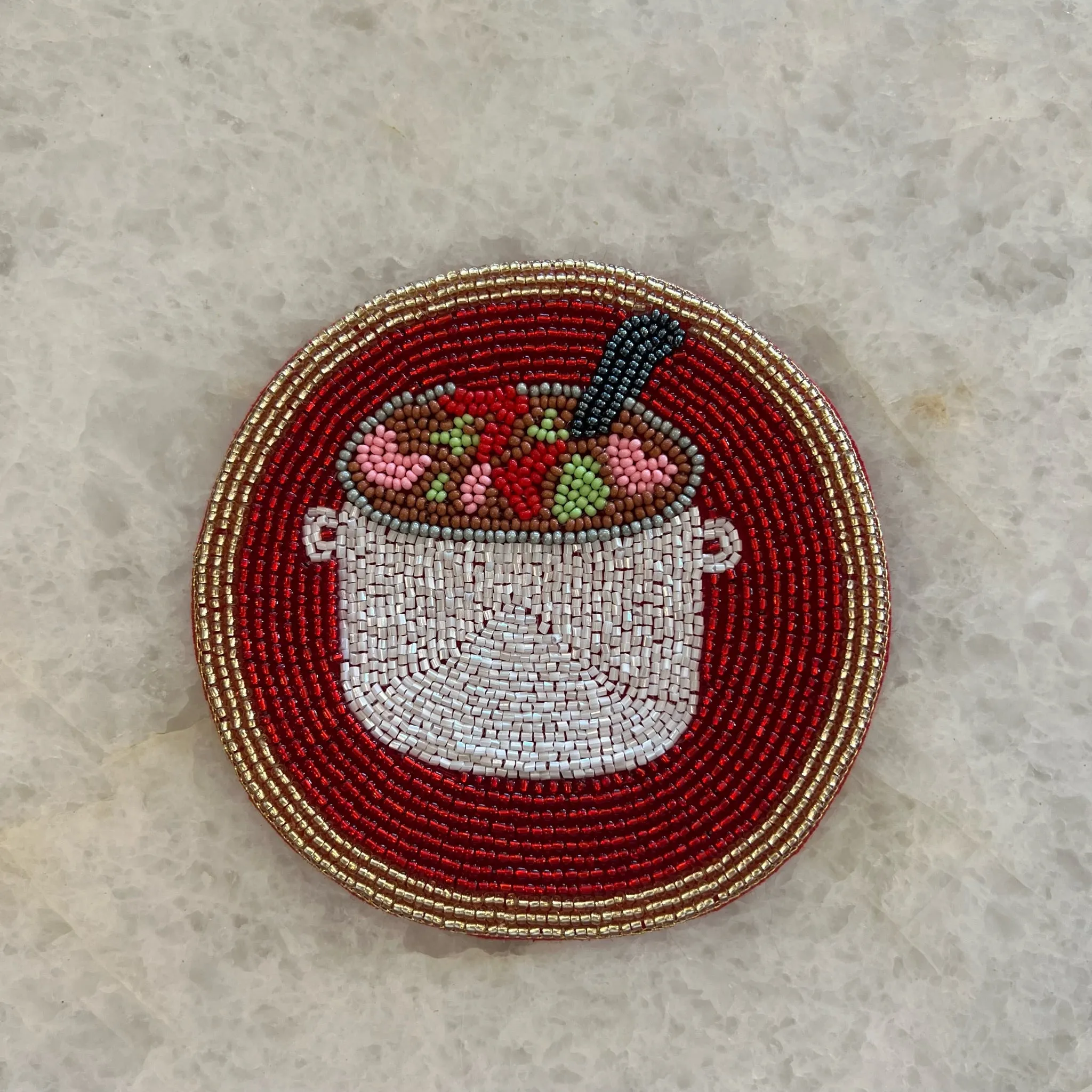 Beaded Coasters