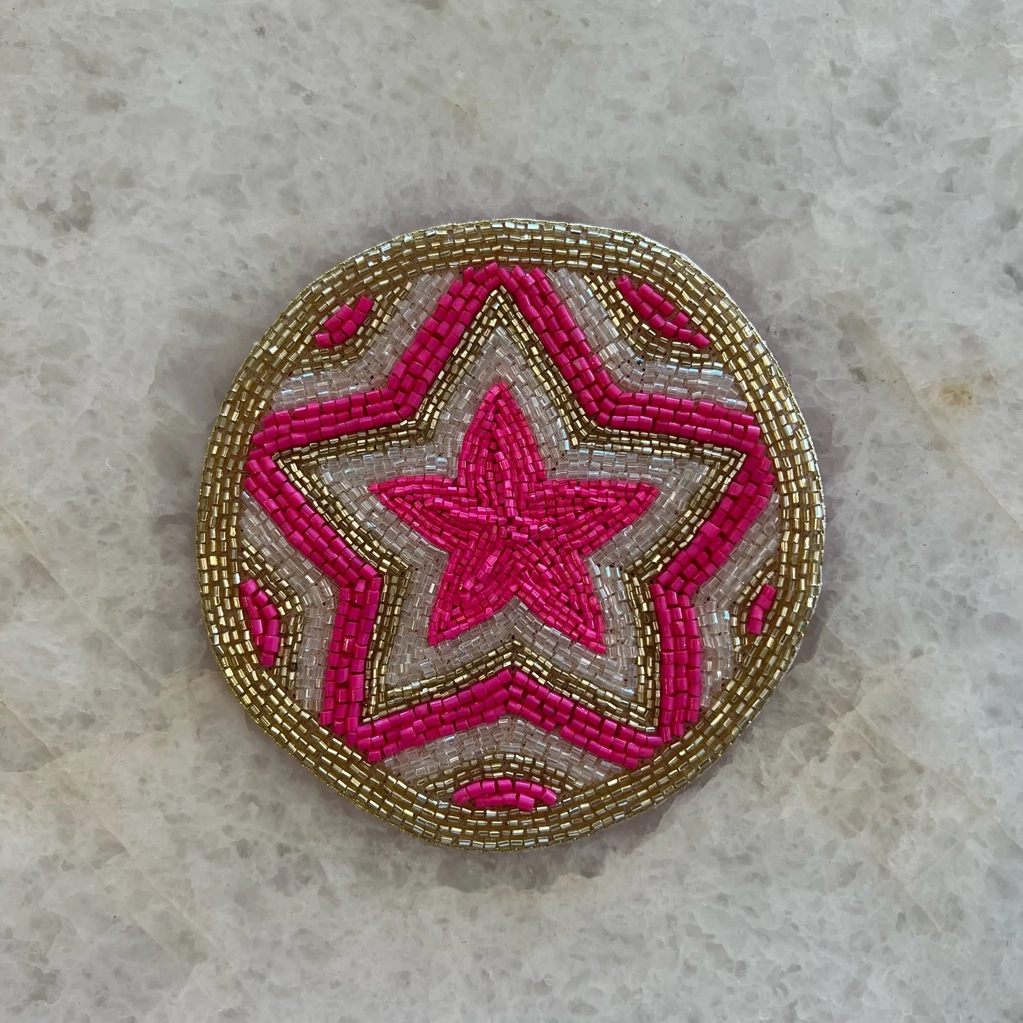 Beaded Coasters