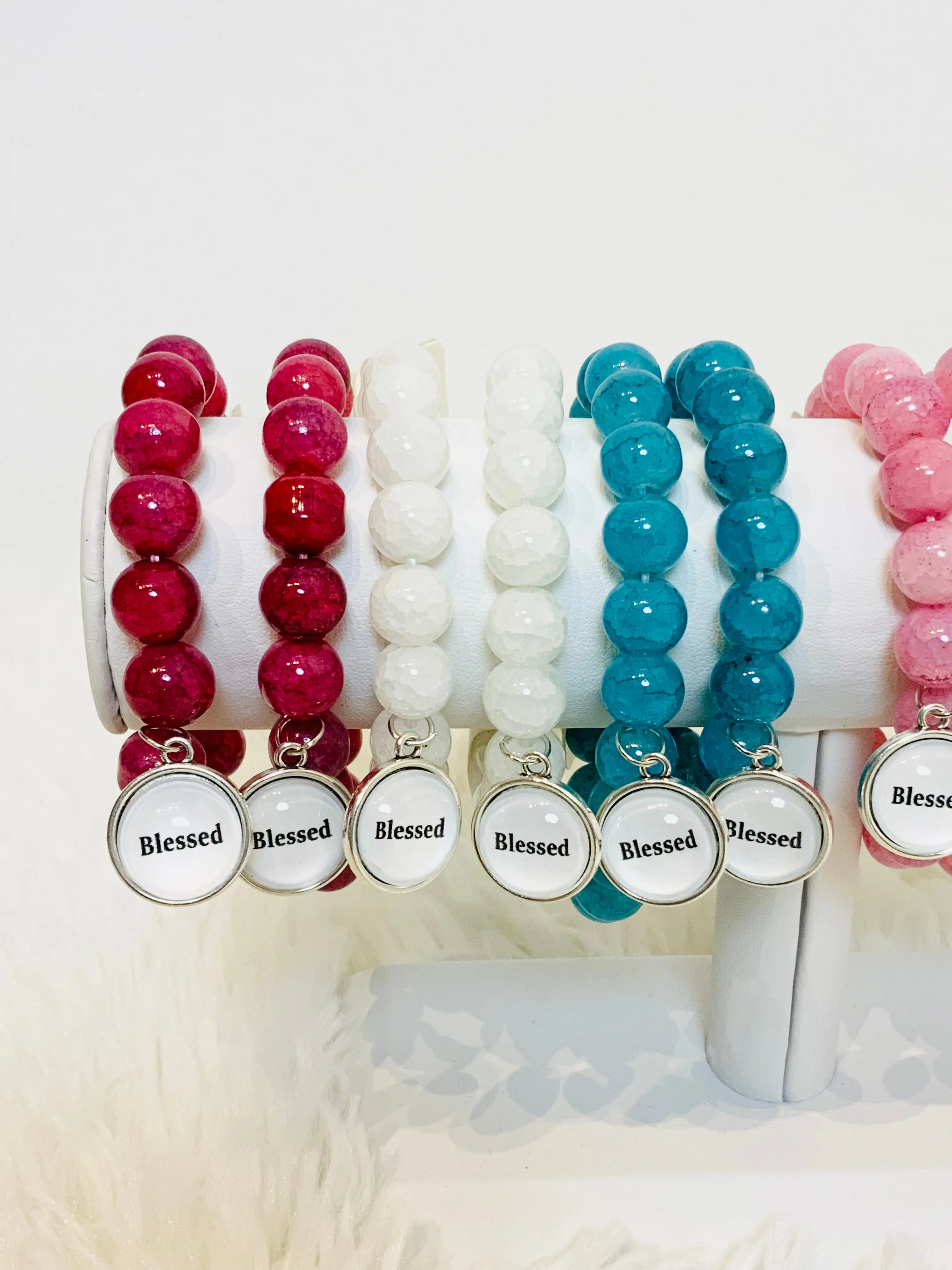 Beaded Glass Bracelets