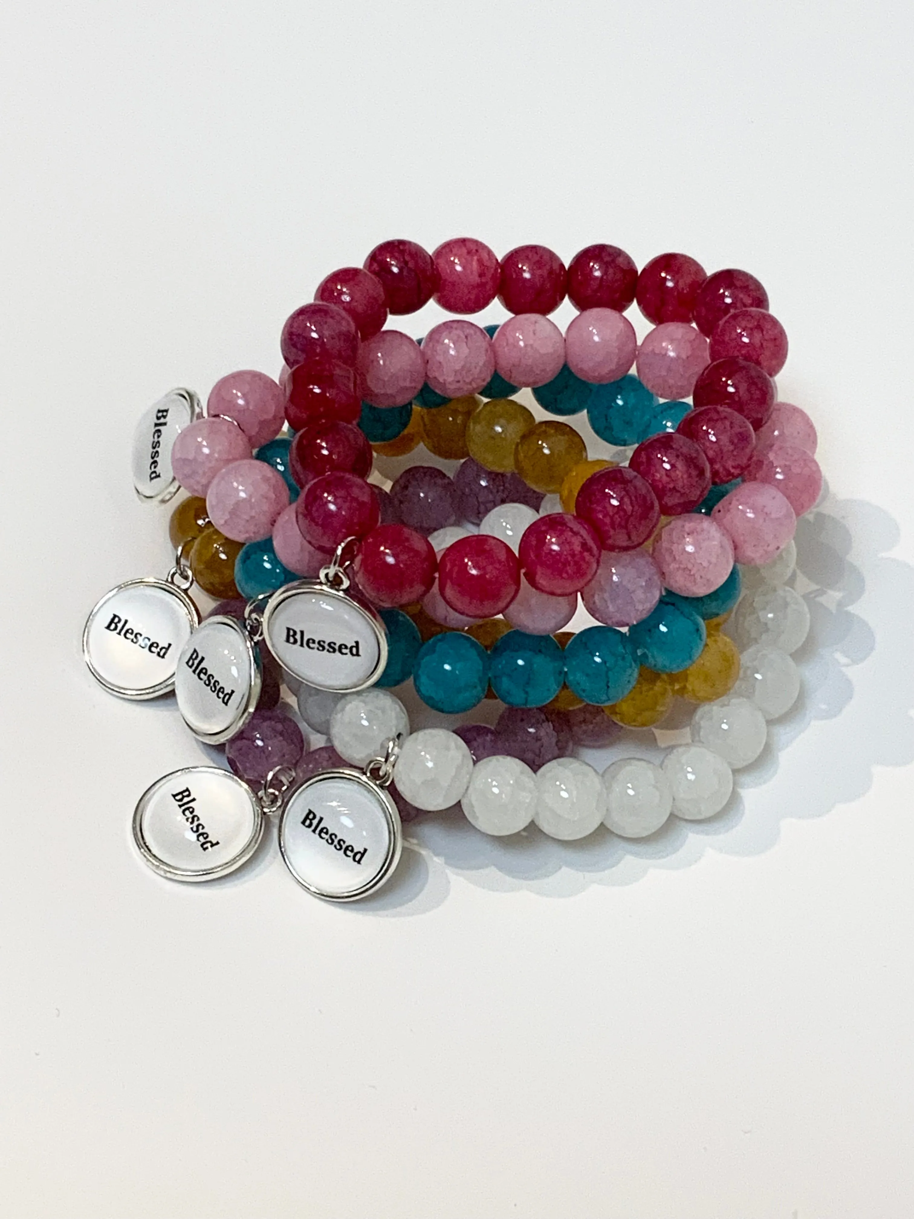 Beaded Glass Bracelets