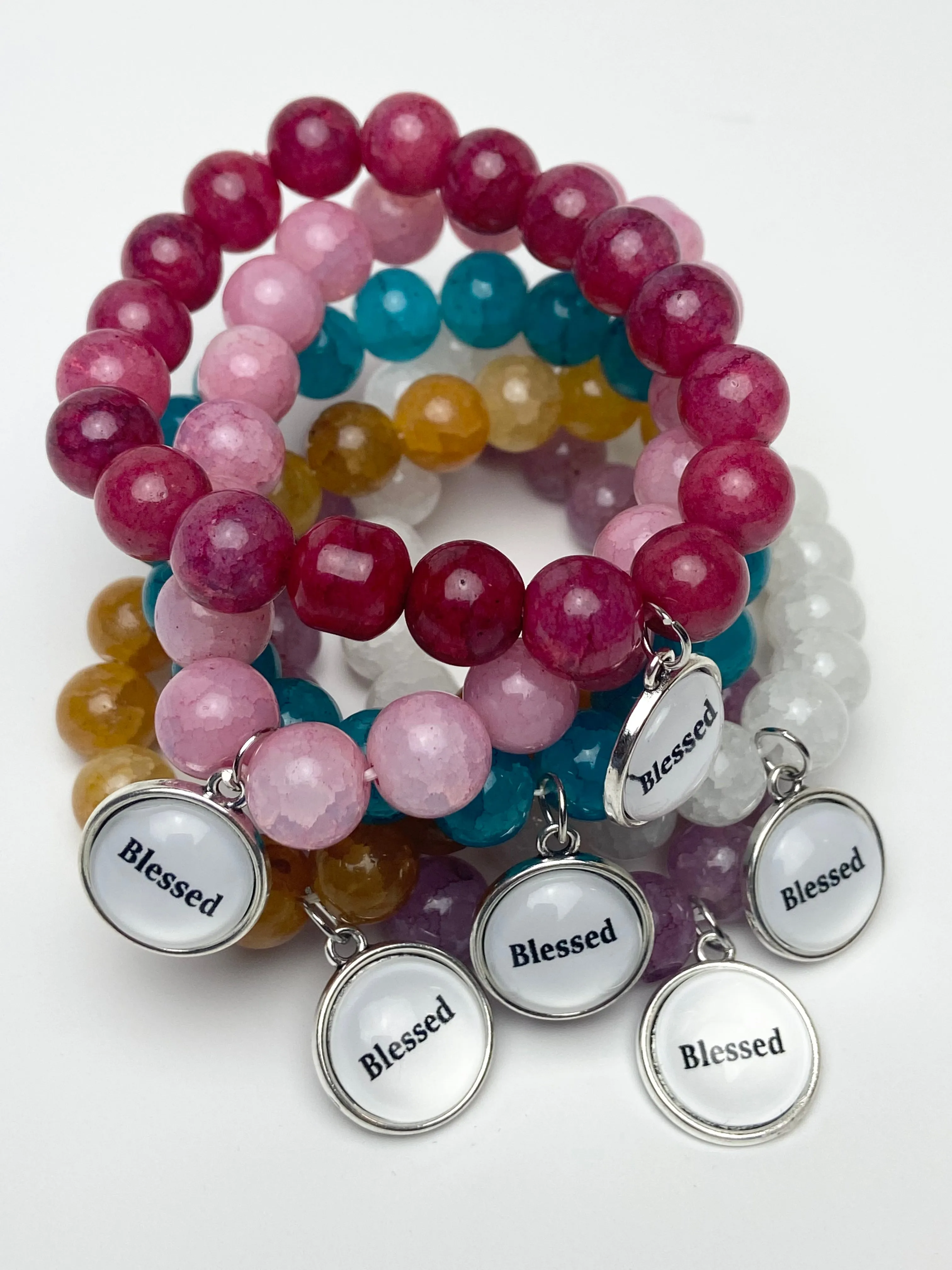 Beaded Glass Bracelets