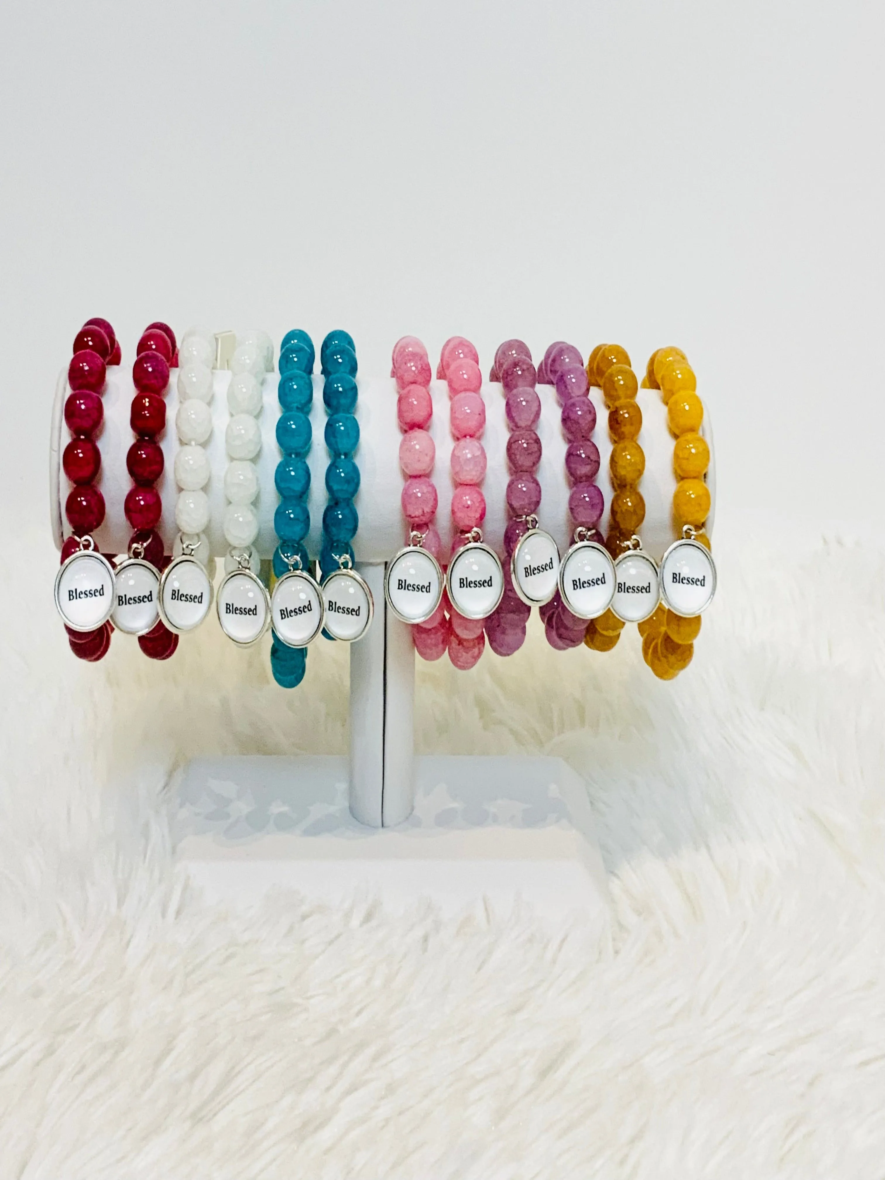 Beaded Glass Bracelets