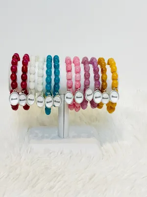 Beaded Glass Bracelets