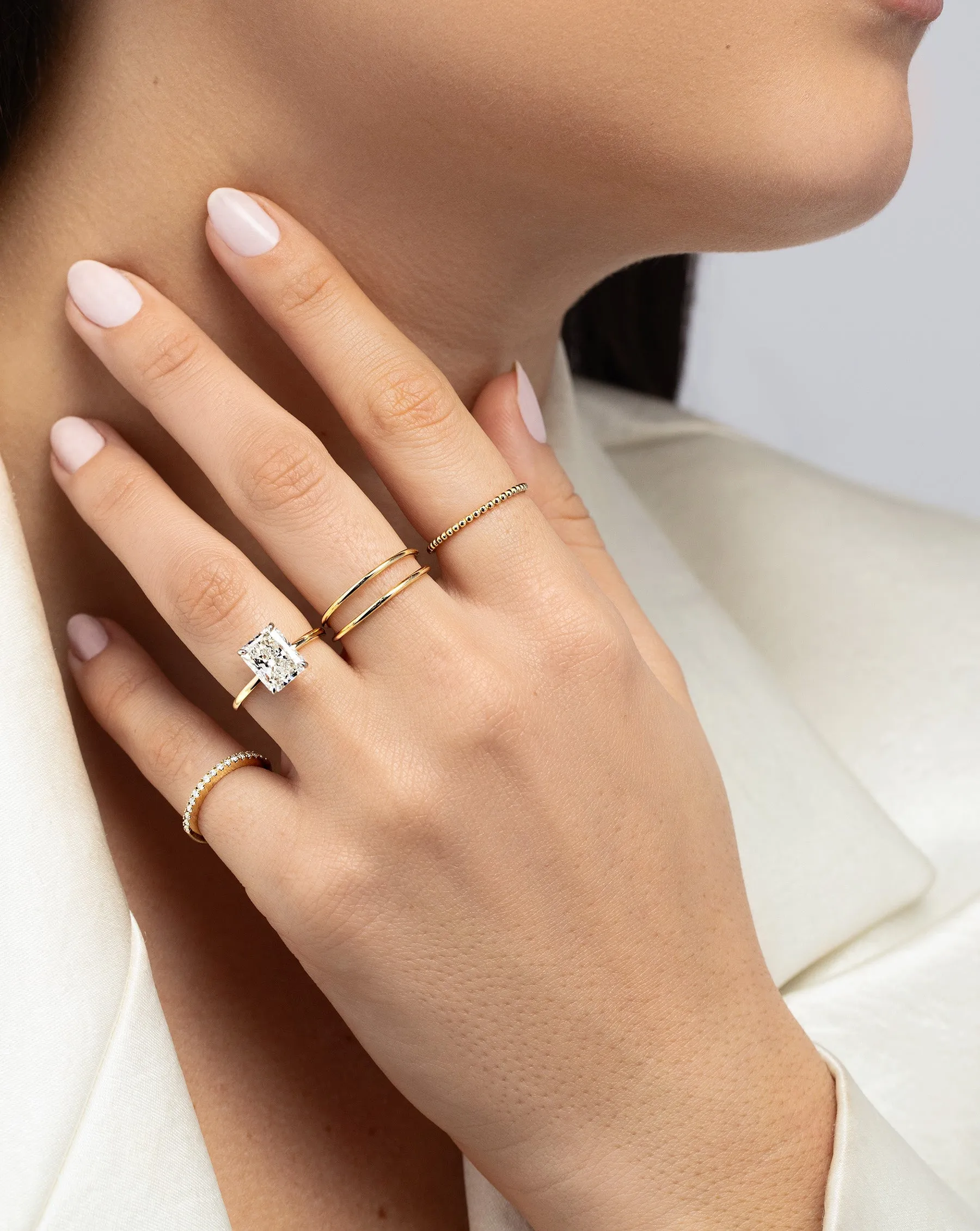 Beaded Stackable Ring