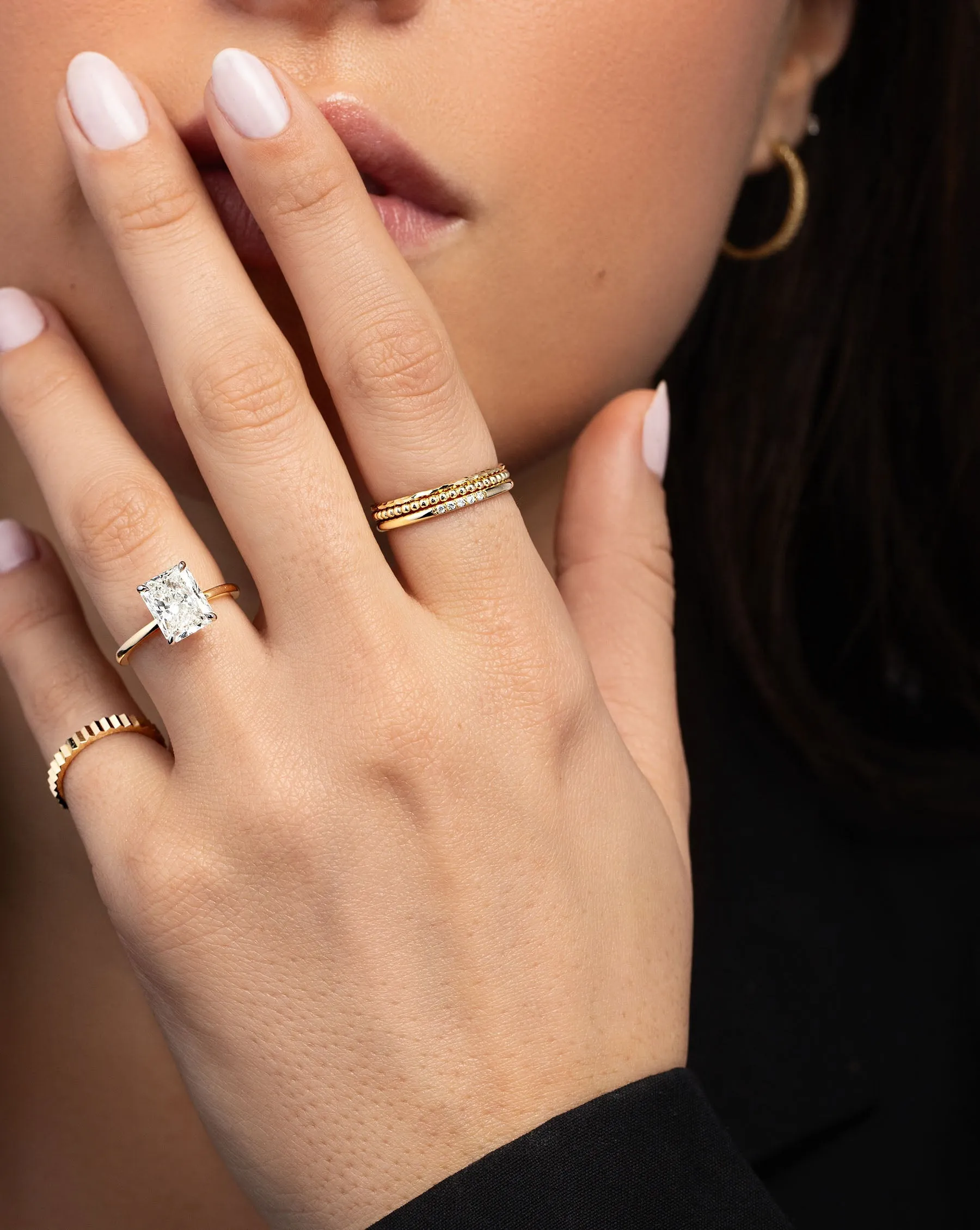 Beaded Stackable Ring
