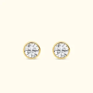 Bezel Set 2.00ct Round Studs
