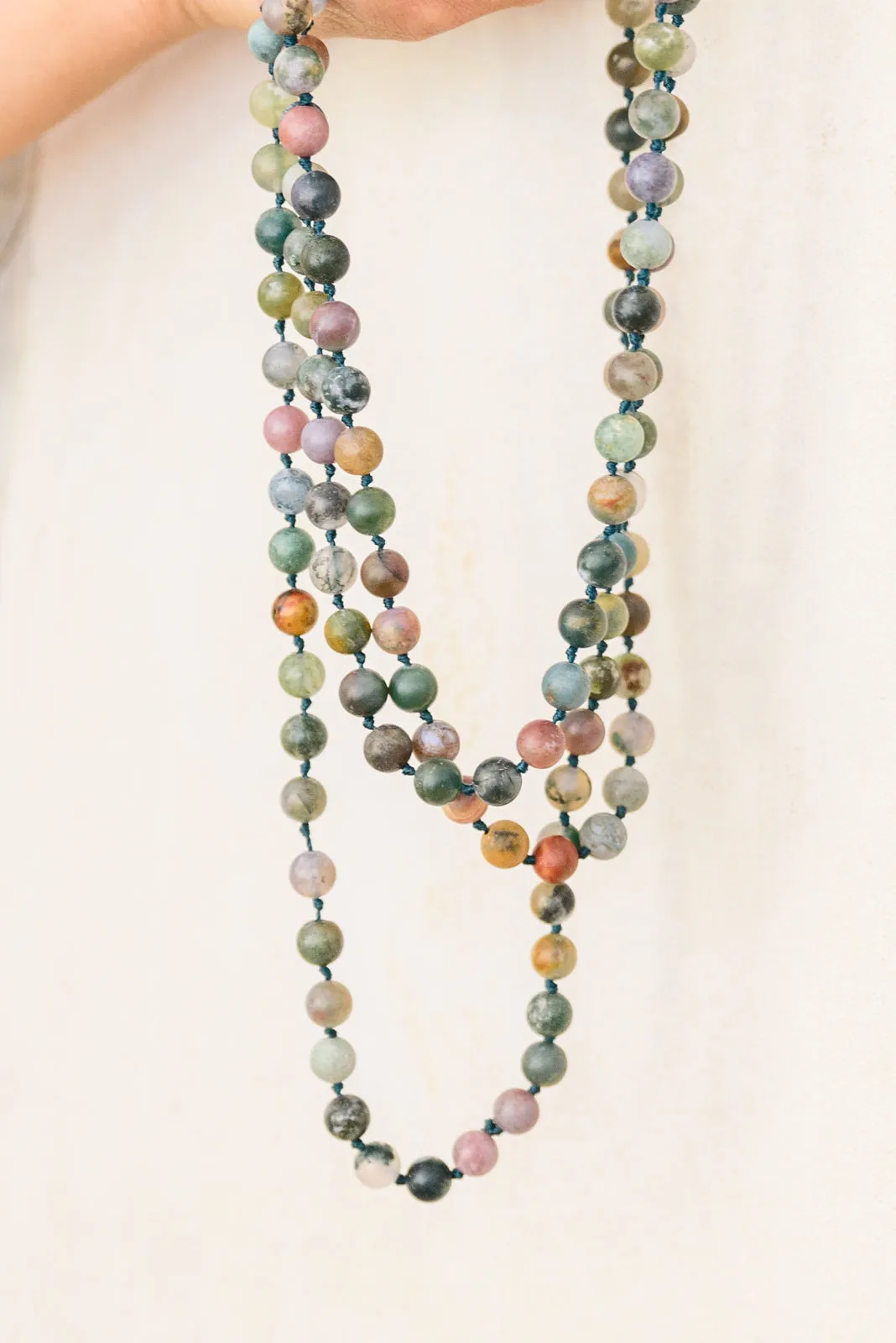 Blissful Beaded Necklace in Dark Green - 8/16/2022