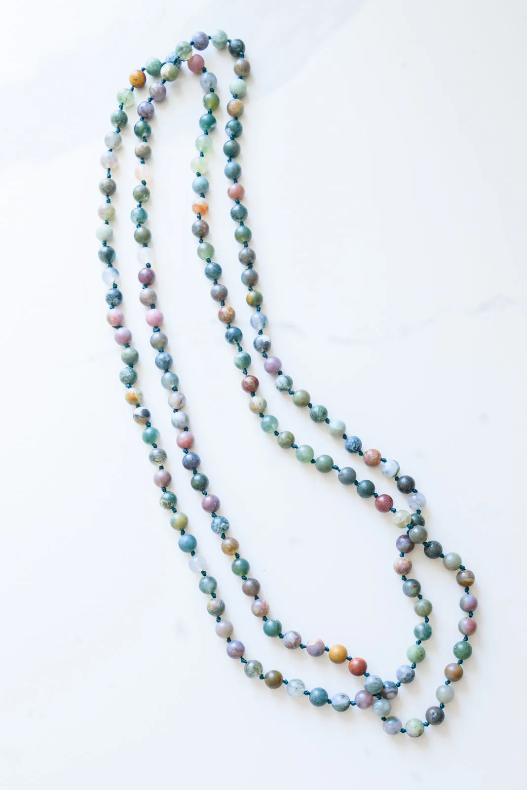 Blissful Beaded Necklace in Dark Green - 8/16/2022