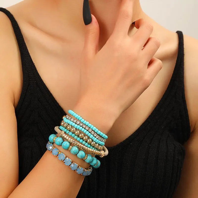 Bohemian Beaded Bracelet Set