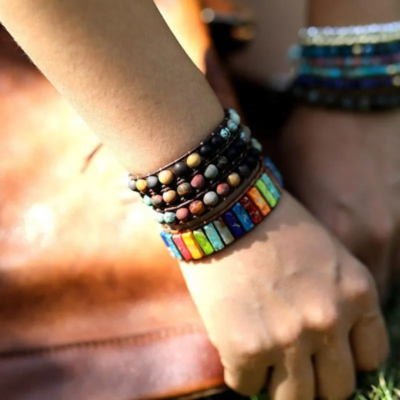 Bohemian Colorful Beaded Bracelet