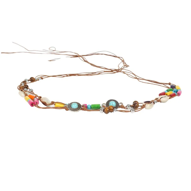 Bohemian Colorful Beaded Hat Bands
