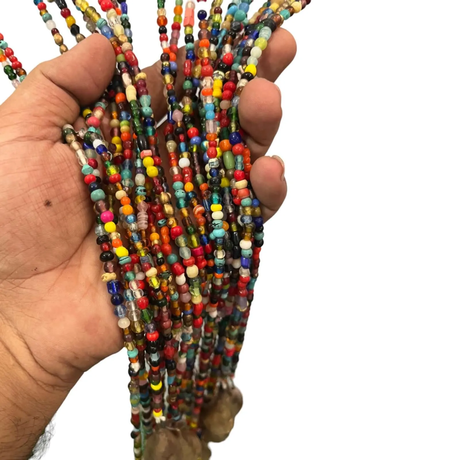 Bohemian Glass Beaded Curtain with Bells