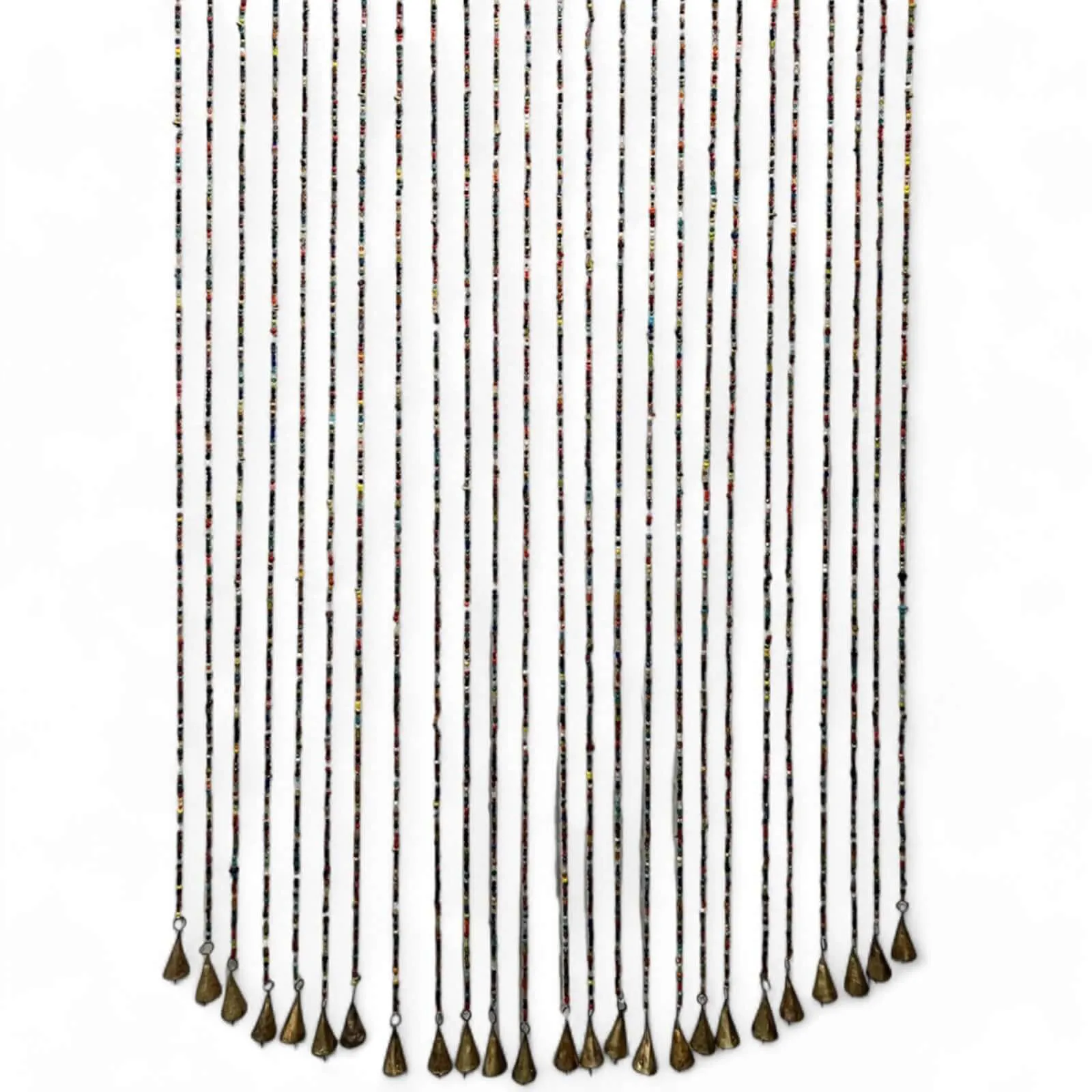 Bohemian Glass Beaded Curtain with Bells